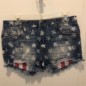 Mossimo Supply Co. Star Jean Shorts